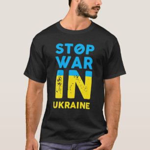 Camiseta Interromper A Guerra Na Ucrânia Põe Fim Aos Ataq