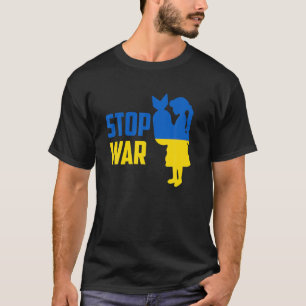 Camiseta Interromper A Guerra Na Ucrânia Suporte Teórico À