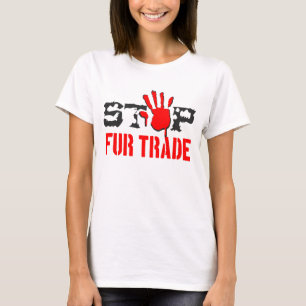 Camiseta Interromper comércio de peles