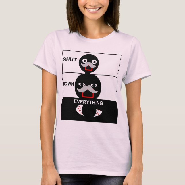 Camiseta Interrompido tudo (Frente)