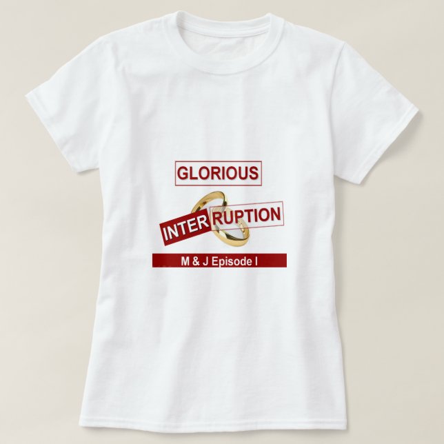 Camiseta Interrupção Gloriosa: Um Ouro Começando (Frente do Design)