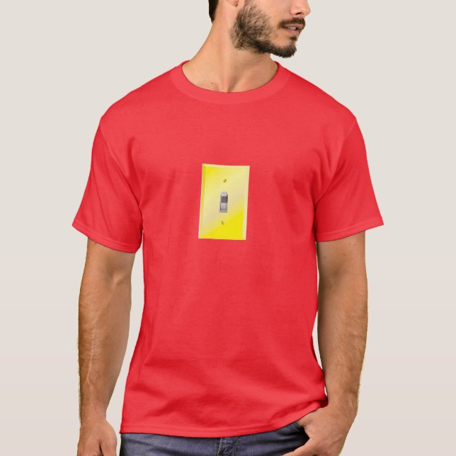 Camiseta interruptor da luz (Frente)
