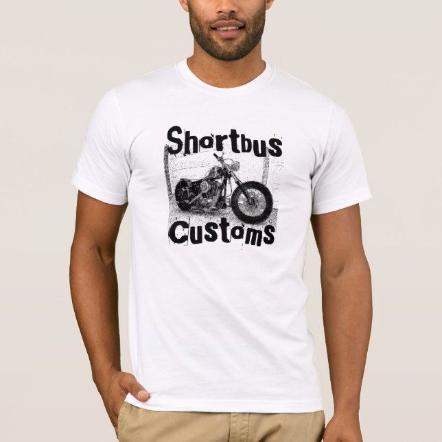 Camiseta Interruptor inversor 1 da alfândega de Shortbus (Frente)