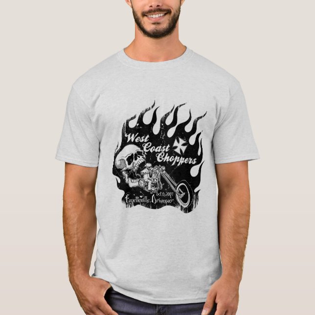 Camiseta Interruptor inversor da costa oeste (Frente)