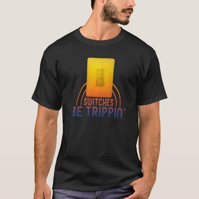 Camiseta Interruptores são motores elétricos elétricos elét (Frente)