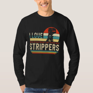Camiseta Interruptores são motores elétricos elétricos elét