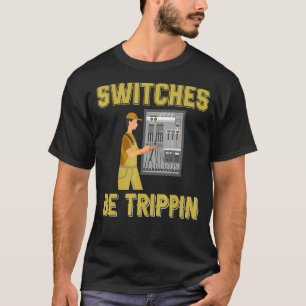 Camiseta Interruptores Ser Caixa de Fusível de Engenheiro E