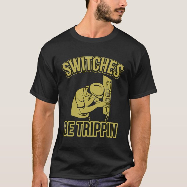 Camiseta Interruptores Serem Caixa de Fusível Elétrico Trip (Frente)