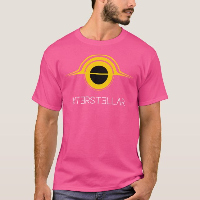 Camiseta Interstellar Gargantua (Amarelo) (Frente)