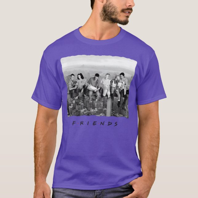 Camiseta Intervalo para almoço de amigos Nova York engraçad (Frente)