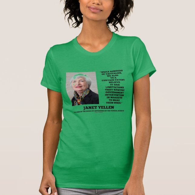 Camiseta Intervenção de Govt do capitalismo dos admiradores (Frente)