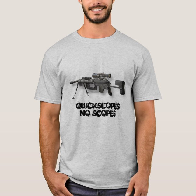 Camiseta Intervenção, espaços de QuickscopesNo (Frente)