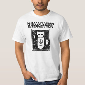 Camiseta Intervenção humanitária - pacífica