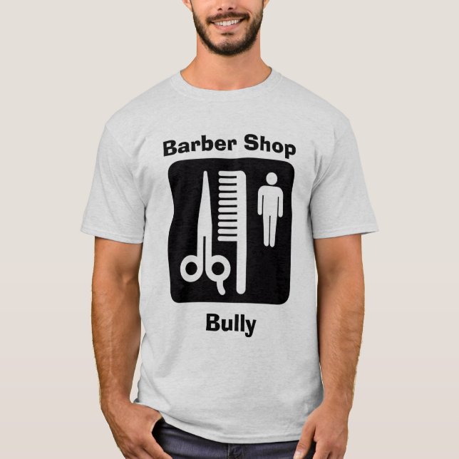 Camiseta Intimidação da barbearia (Frente)