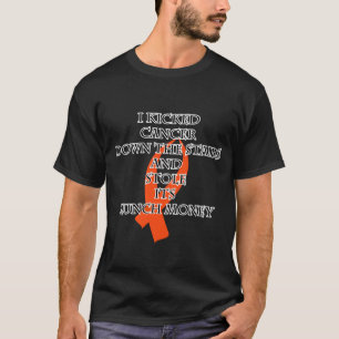 Camiseta Intimidação do cancer (fita alaranjada)