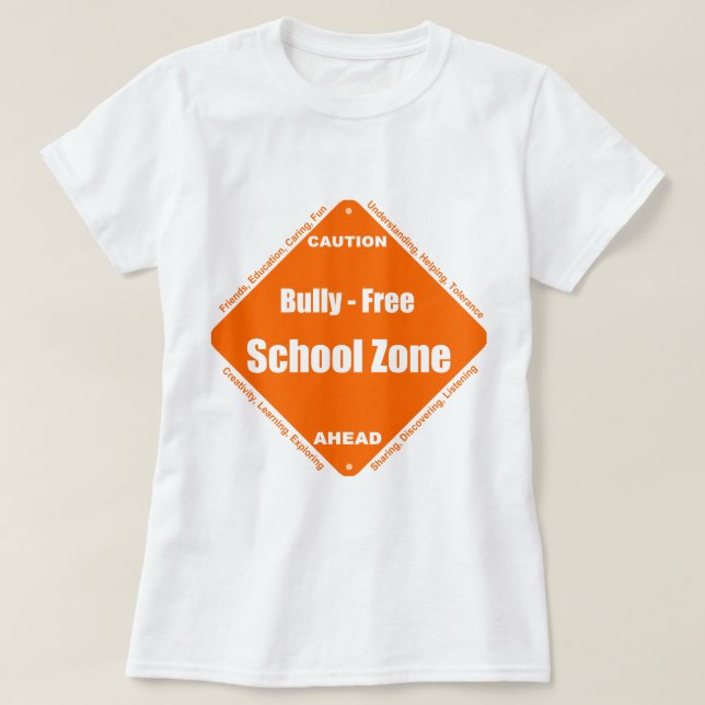Camiseta Intimidação - zona da escola livre (Frente do Design)