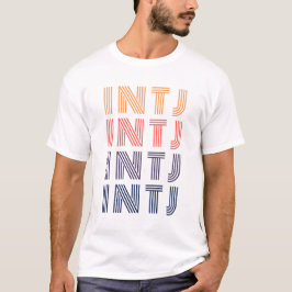 Camiseta INTJ MBTI - Personalidade arquitetônica - Myers-Br