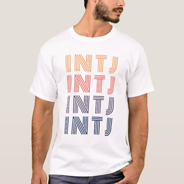 Camiseta INTJ MBTI - Personalidade arquitetônica - Myers-Br (Frente)