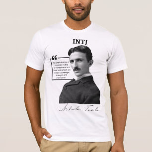 Camiseta INTJ Nikola Tesla