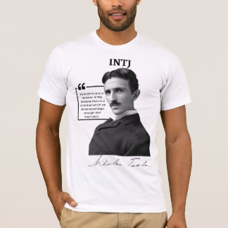 Camiseta INTJ Nikola Tesla