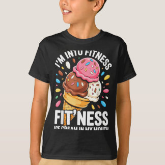 Camiseta Into Fitness Fitness Ice Cream in Mouth Shirt