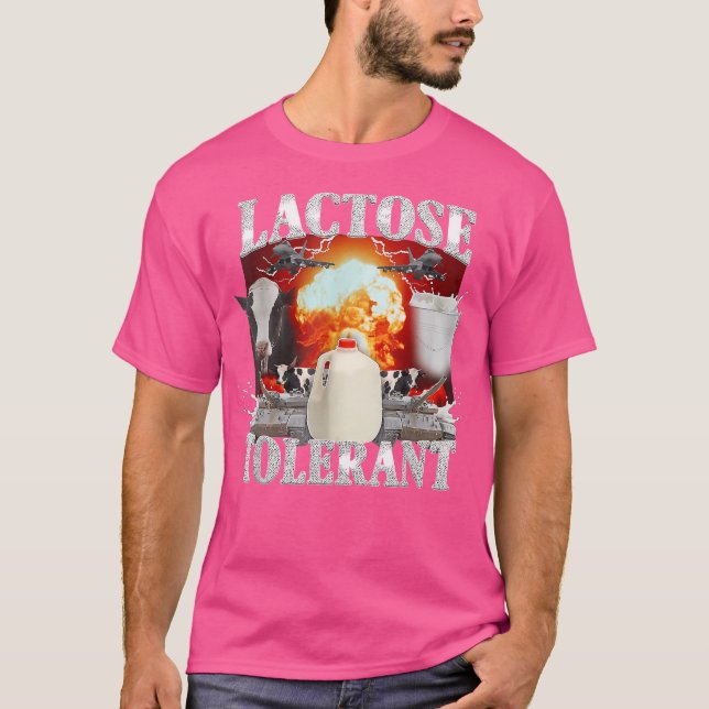 Camiseta Intolerância à lactose (Frente)