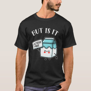 Camiseta Intolerância À Lactose Sem Leite Engraçada Mas É L