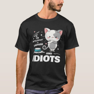 Camiseta Intolerante À Lactose Sarcástica