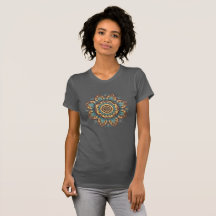 Intrair a Flor de Mandala Azul e Amarelo