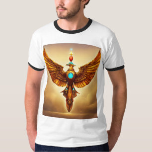 Camiseta "Intrate Crystal Eagle Tattoo Design - Símbolo de