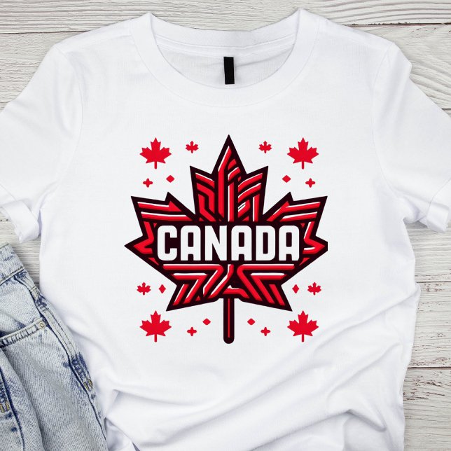 Camiseta Intrate Maple Leaf Canada T-Shirt (Criador carregado)
