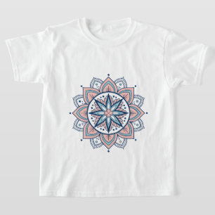 Camiseta Intrate Pastel Floral Mandala