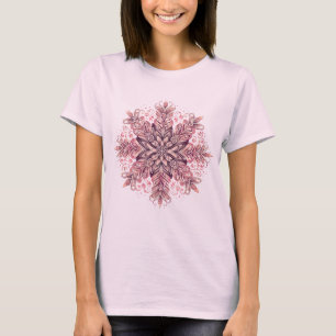 Camiseta Intrate Snowflake Design