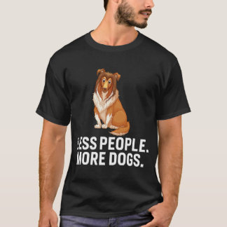Camiseta Introdução a Menos Pessoas Mais Cães