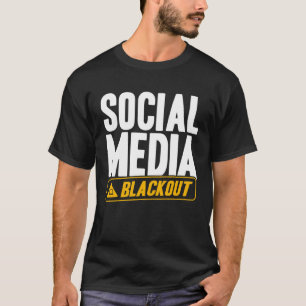 Camiseta Introdução ao apagão das redes sociais antissociai