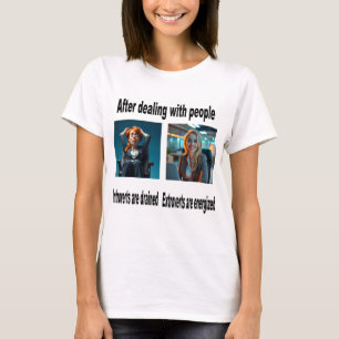 Camiseta Introdução ou Extrovert