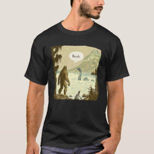 Camiseta Introdutor do Monstro do Ness Ness, Sasquatch Loch