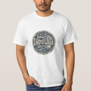 Camiseta Introduvert Social Club - Vintage Minimalist T-Shi