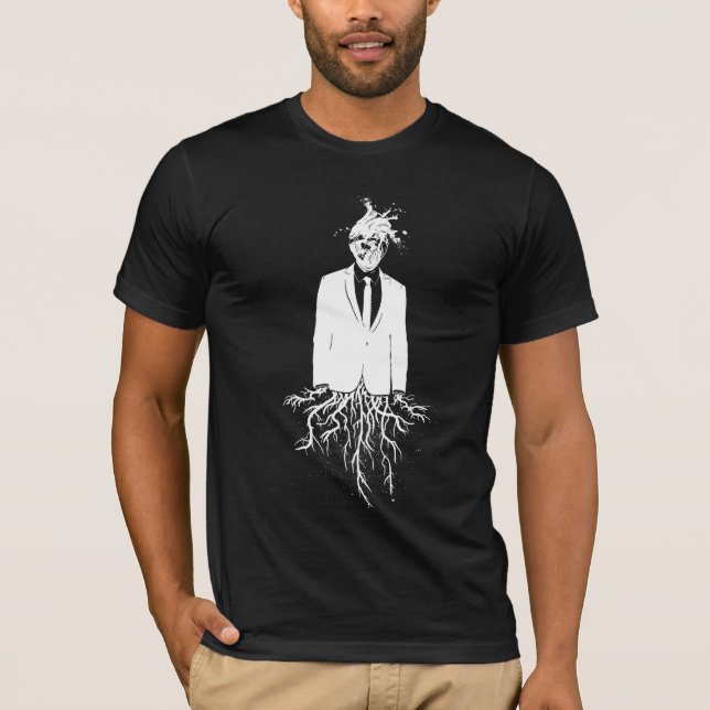 Camiseta Introduza o título presumido: BRANCO na série do (Frente)