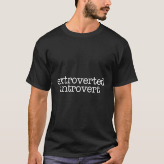 Camiseta Introduzir Extrovertido Simples