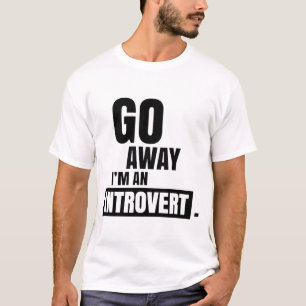 Camiseta Introduziu T- Shyness Anti-Social Shy