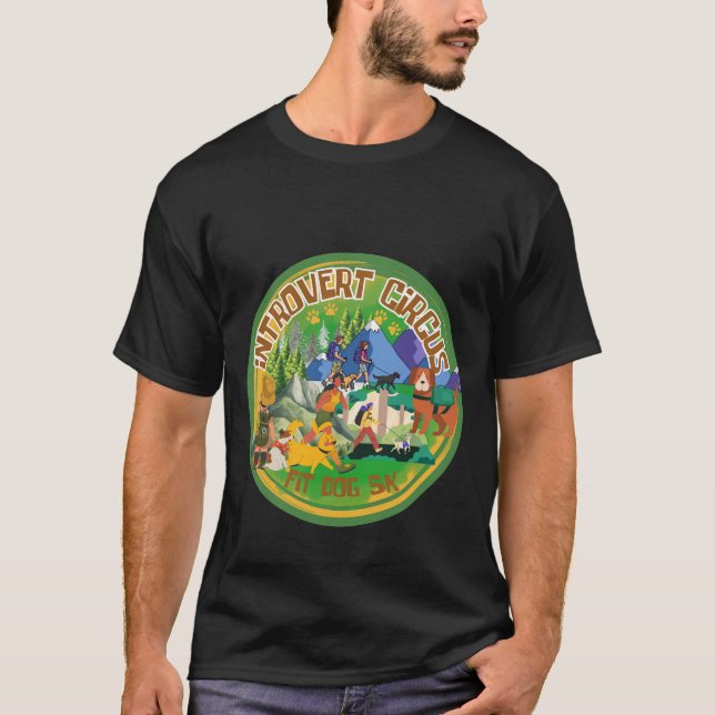 Camiseta Introvert Circus Explore 5k (Frente)