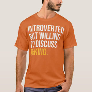 CAMISETA INTROVERTED BUT WILLING TO DISCUSS BAKING FUNNY