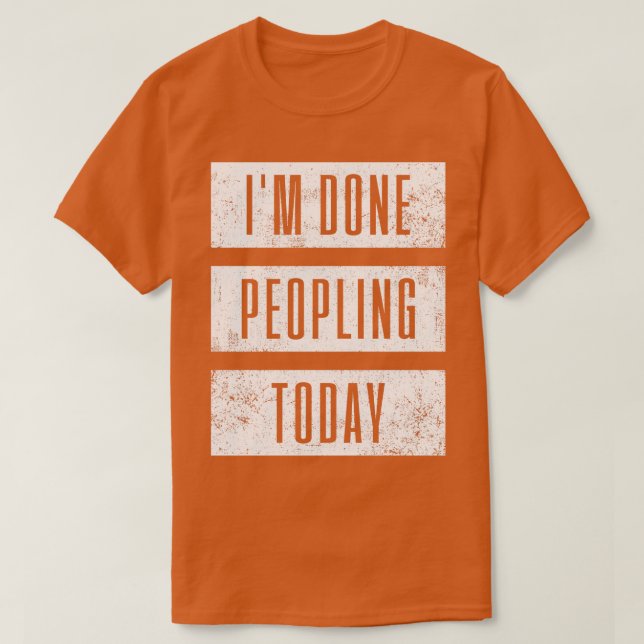 Camiseta introvertido (Frente do Design)