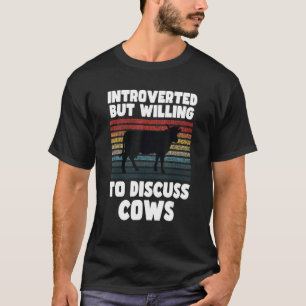Camiseta Introvertido Mas Disposto A Discutir Amante De Vac