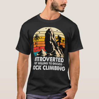 Camiseta Introvertido Mas Disposto a Discutir Escalada em R