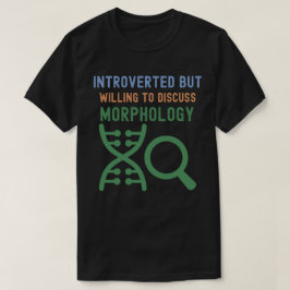 Camiseta Introvertido mas disposto a discutir Morfologia