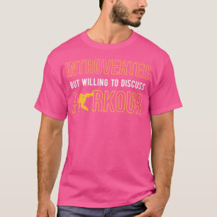 Camiseta Introvertido Mas Disposto a Discutir Parkour