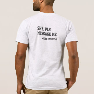 Camiseta Introvertidos Paquerando Tímidos Por Favor Me Mens