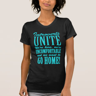 Camiseta Introverting impressionante Introverts